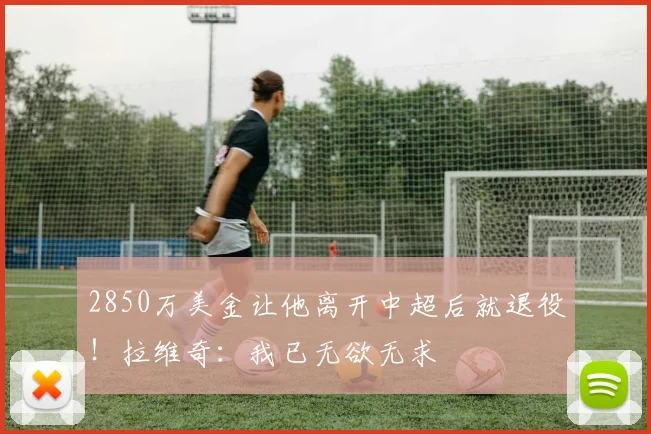 2850万美金让他离开中超后就退役！拉维奇：我已无欲无求